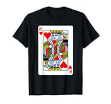 King Of Hearts Playing Card Group Costume Poker Player T-Shirt