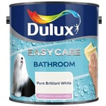 Dulux Easycare Bathroom Soft Sheen Paint Walls Ceilings Pure Brilliant White 1L