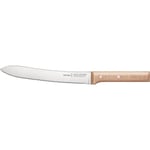 Couteau A Pain Opinel N°116 Lame Courbe Inox 21cm Manche Hetre 13,5cm