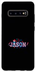 Galaxy S10+ Jason Fireworks USA Flag 4th of July Case
