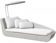 Cane-Line - Savannah Daybed Vänster Vit