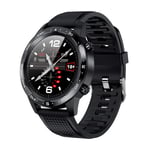 KYLN Smart Watch ECG+PPG IP68 Waterproof Bluetooth Call Blood Pressure Heart Rate Sports Smartwatch For Android IOS Phone-Black