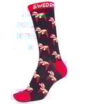 Nordic Souvenir Dalahäst Småmönstrad Strumpor Röd/Svart 35-39