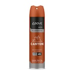 ABOVE 48 Hours Element Antiperspirant Deodorant Spray, Canyon, 3.17 oz - Deodorant for Men - Bergamot, Lemon, Apricot Notes - Dry Spray - No Stains