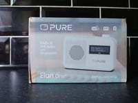 Pure Elan One2 Radio - Portable DAB+/ FM / Bluetooth / AUX - White Free Delivery