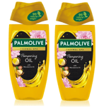 2x Palmolive Thermal Spa PAMPERING OIL Shower Gel 250ml with Macadamia Oil