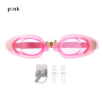 1pc Swimming Goggles Swim Eyewear Children Eyeglasses Pink
