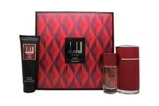 DUNHILL ICON RACING RED GIFT SET 100ML EDP + 30ML EDP + 90ML SHOWER GEL - MEN'S