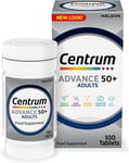 Centrum Advance 50 Plus Multivitamins and Minerals tablet, 100 tablets over 3 UK