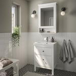 IKEA IKEA HEMNES / ORRSJÖN kommod m lådor/tvättställ/kran, vit, 62x49x89 cm, cm 62x49x89 cm