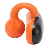 (Orange)Clip On Wireless Earphones Bone Conduction 5.2 Wireless Sport Earbuds