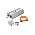 DEFA Inverter Pakke 2 600W/12V m/ fj.kontr, 2m Plug-in, dbl. vegguttak