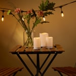 Clas Ohlson Blockljus solcell, LED, utomhus