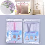 Drying Windproof Rack Mesh Print Pillow Toy Sun Net Bag H Gray Single