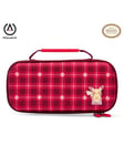 PowerA Protection Case for Nintendo Switch -OLED Model Nintendo Switch and Nintendo Switch Lite - Pikachu Plaid - Red