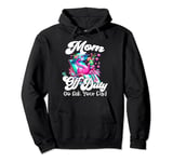 Mom Off Duty Go Ask Your Dad Flamingo Sunglasses Mothers Day Pullover Hoodie