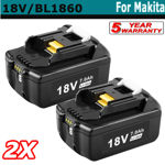 2X 7A 18V for Makita Genuine BL1860 18Volt Lithium-ion LXT Battery BL1850 BL1830