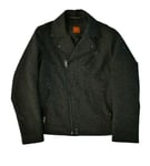 New Hugo BOSS mens grey selection fit smart suit silk wool jacket coat 36R Small