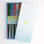 Tokyo Design Studio Ätpinnar i Trä, Glitter Mix -