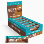 MyProtein Layered Protein Bar Triple Chocolate Fudge 12x60g