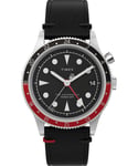 Timex Waterbury Traditional Mens Black Watch TW2W22800 Leather (archived) - One Size