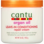 Cantu Argan Oil Leave-In Conditioning Repair Cream Protect Hair from Damage 453g