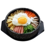 MLXG Ceramic Dolsot,korean Cooking Stone Bowl,sizzling Hot Pot For Bibimbap,premium No Lid Soup Bowl,perfect For Home & Restaurant Black 0.8l