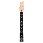 Ny 1st Guitarhals Massivt Trä Lönn 22 Band 24,75 Tum Truss Rod För Elgitarr, Svart Färg