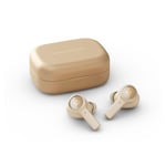 Bang & Olufsen Beoplay EX - Écouteurs Bluetooth Réduction de bruit Sans Fil, 6 Microphones, Jusqu’à 28 h d’Autonomie, Résistant à l'Eau, pour le Travail, le Sport et les Loisirs - Or