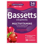 Bassetts Vitamins Multivitamins 3-6 Years 30 Gummies - Strawberry Flavour