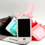Apple Bugs Bunny (ljusrosa) Iphone 4/4s Silikonskal