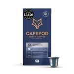 CAFEPOD Craft Coffee • Nespresso Compatible Recyclable Aluminium Pods • RISTRETTO BLEND • Rainforest Alliance Certified • 60 Pods