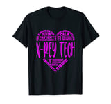 X-Rey Tech Neon Pink Nurse'S Week Nurse Day Christmas Day 20 T-Shirt