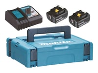 Makita Lxt - Batteriladdare + Batteri - För Makita Dhr263z, Dhr263zj, Dhr264z, Dhr264zj, Duh651z, Dur364lz