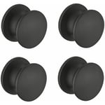 Cyclingcolors - 4x bouton poignée meuble plastique noir 23mm à visser filetage M5 placard étagère commode armoire cuisine