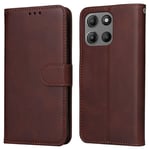 Motorola Moto G15 4G / G15 Power 4G Fodral med Kortfack - Brun