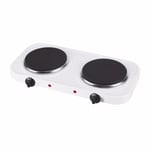 Electric Double Hot Plate Portable Kitchen Table Top Cooker Stove Hotplate 2000W