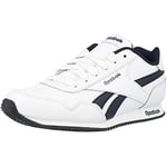 Reebok Boy's Royal Classic Jogger 3 Sneakers, White Collegiate Navy White, 5 UK