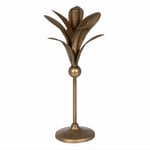 BigBuy Home Candle Holder Gold Iron 15 x 15 x 31 cm