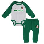 Official FIFA World Cup 2022 Long Sleeve Baby Grow & Pants Set, Baby's, Mexico, 18 Months