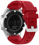 Abasic Strap compatible with Huawei Watch GT/GT 2e / GT 2 (46mm) Watch Band, Replacement Adjustable Bracelet Silicone Sports Strap (22mm, Scarlet)