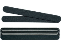 Peggy Sage Set of 8 x professional double-sided nail files 180/180, black