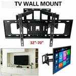 TV Wall Bracket 32 37 40 42 46 48 50 52 55 65 70 inch LED LCD Full Motion UK