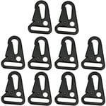 Multifunktionella karbinhakar 10 st Mini karbinhakar Taktisk västspänne för utomhusbruk, camping, vandring, 25 mm