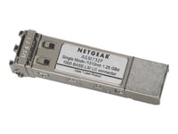 NETGEAR ProSafe AGM732F - Module transmetteur SFP (mini-GBIC) - 1GbE - 1000Base-LX - mode unique LC - jusqu'à 10 km - pour NETGEAR GSM7224, M4300-28G-PoE+