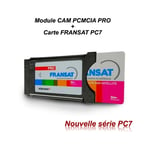 ME - Module cam pcmcia pro + Carte fransat PC7 pour Collectivité Im uble Habitat - Gris