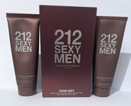 Carolina Herrera 212 Sexy Men 2pc Gift Set - 75ml Moisturiser & Shower Gel