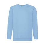 Fruit of the loom Kids Set-In Sweat - New Sky Blue / 12-13yrs