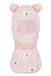 Balaclava för barn med björn BJÖRNPUDER ROSA