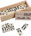 Jaques of London Dominoes Set | Complete D6 Dominoes Game for Adults & Children